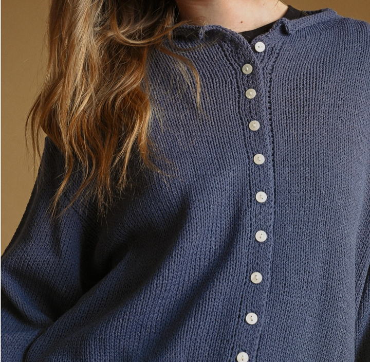 Button Front Knitted Cardigan