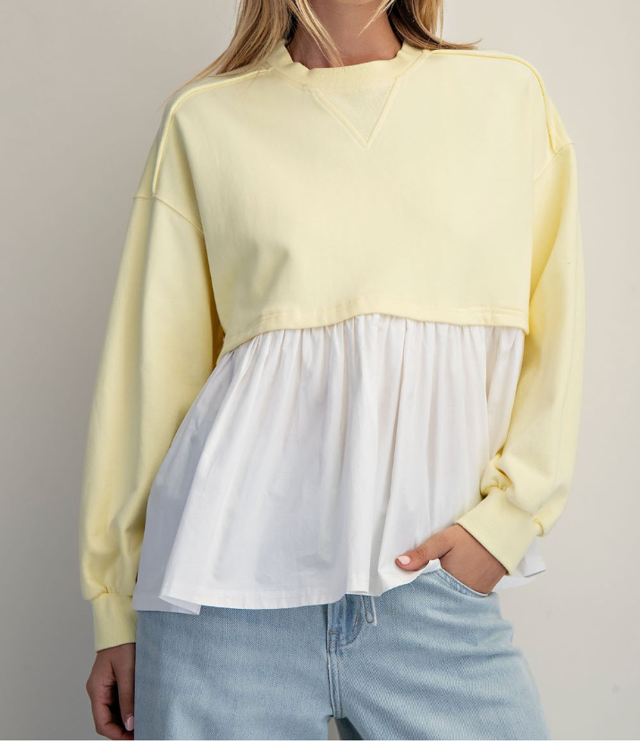 Womens Oversized Sweatshirt Top