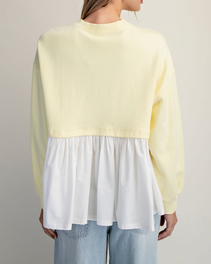 Womens Oversized Sweatshirt Top