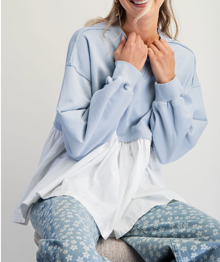 Womens Oversized Sweatshirt Top