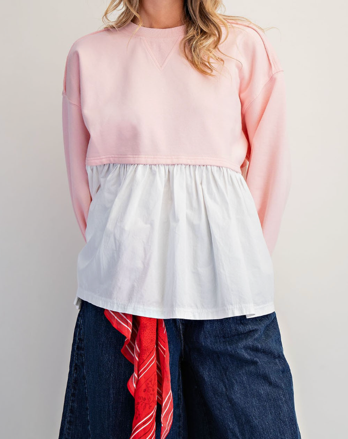 Womens Oversized Sweatshirt Top