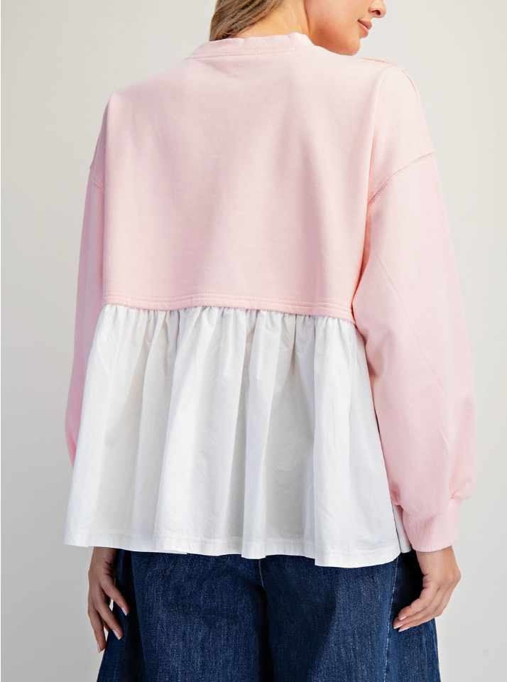 Womens Oversized Sweatshirt Top