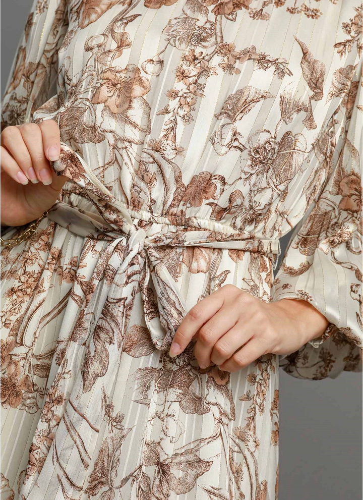 Floral Print Mini Dress
