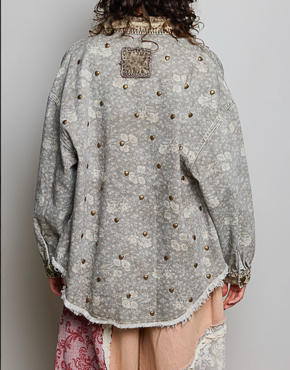 Long Sleeve Shacket Top
