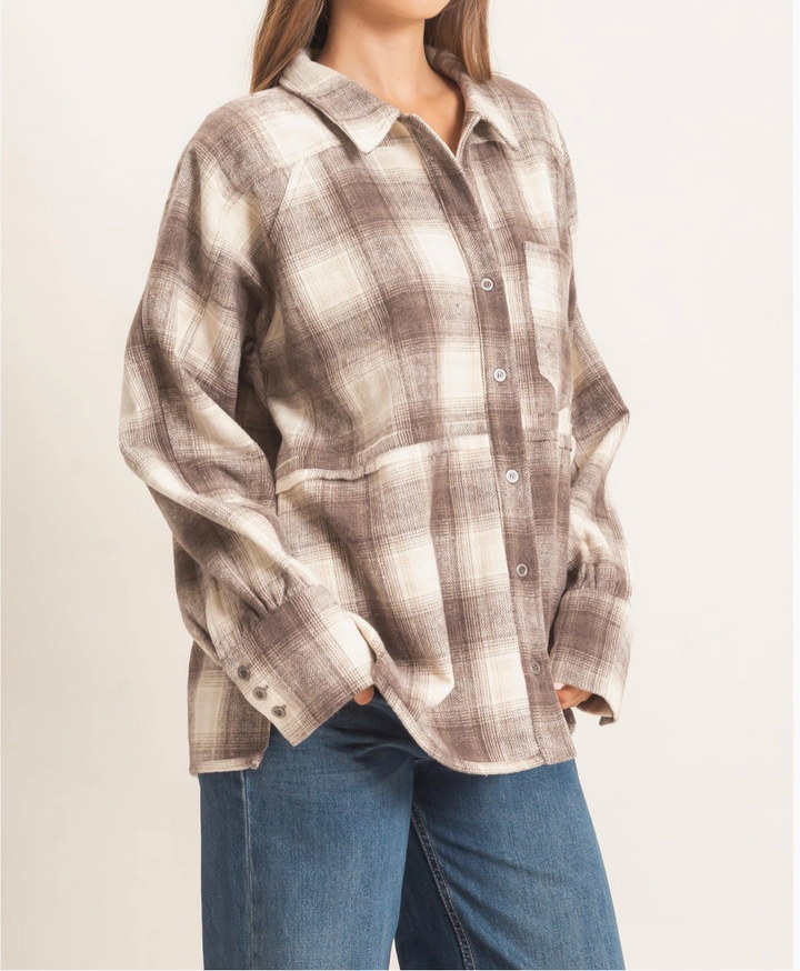 Plaid Flannel Shirt