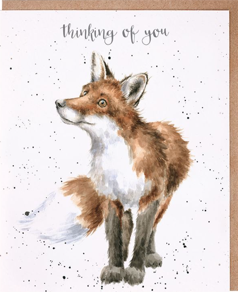 Fox With Love Card