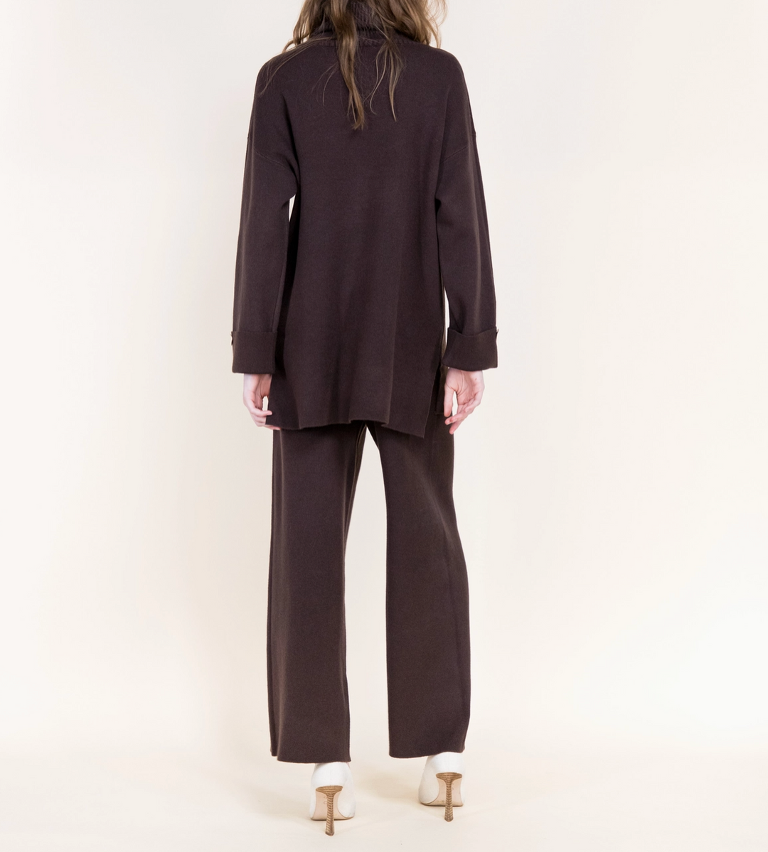 Casual Wide Leg Knitted Pants