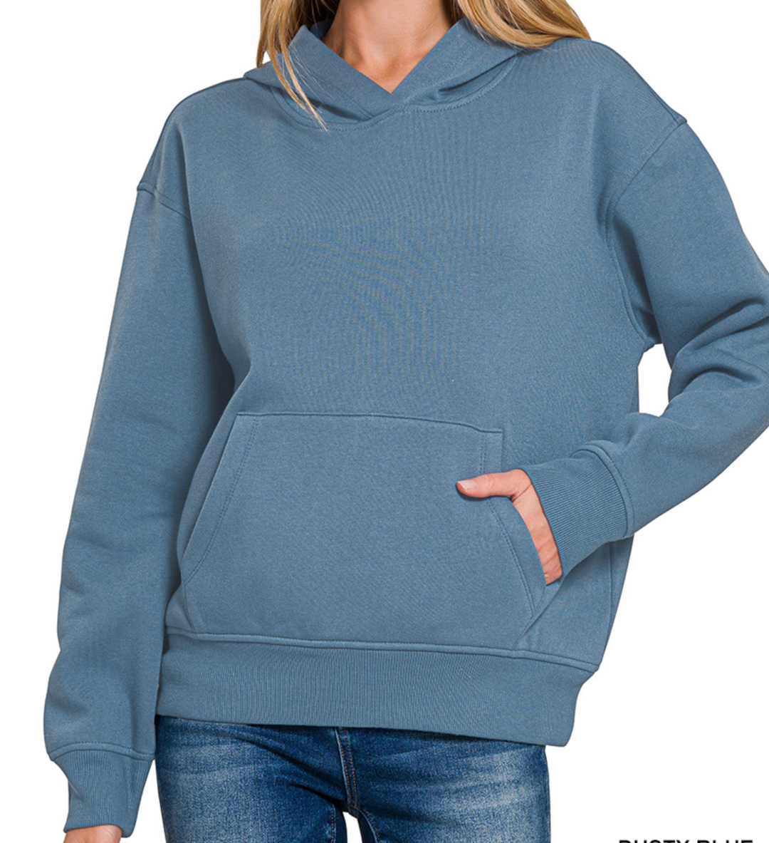 Fleece Kangaroo Pocket Hoodie
