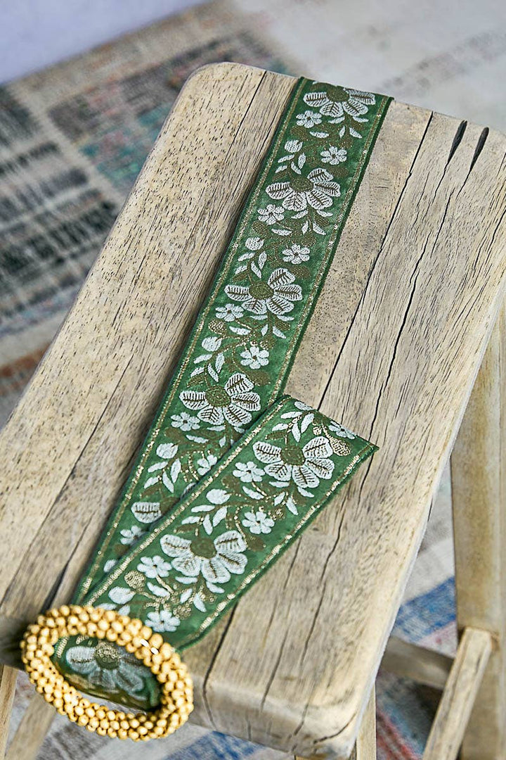 Beaded Floral Belt