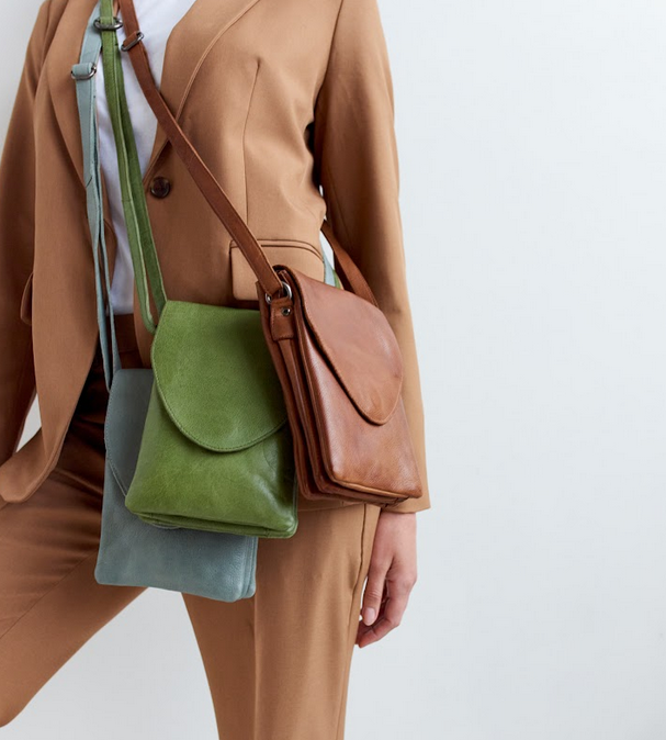 Pippa Leather Crossbody Bags - view 6