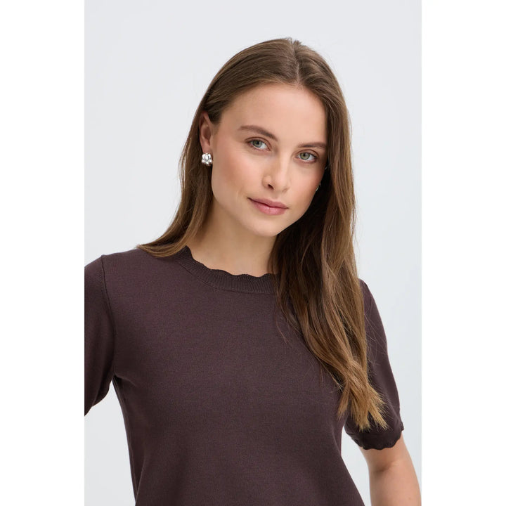 Bymmorla Lurex Short Sleeve Jumper