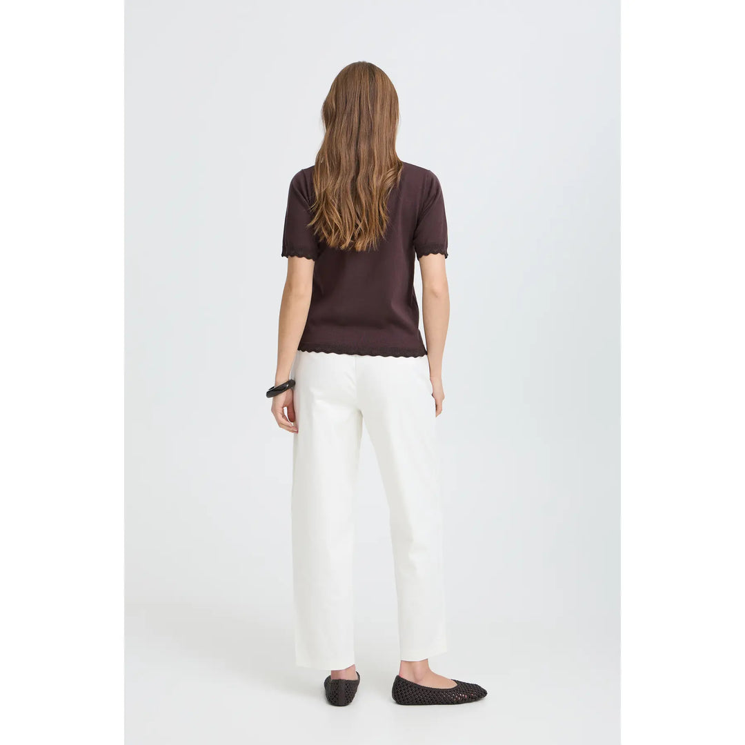 Bymmorla Lurex Short Sleeve Jumper
