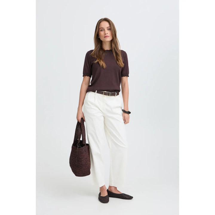 Bymmorla Lurex Short Sleeve Jumper