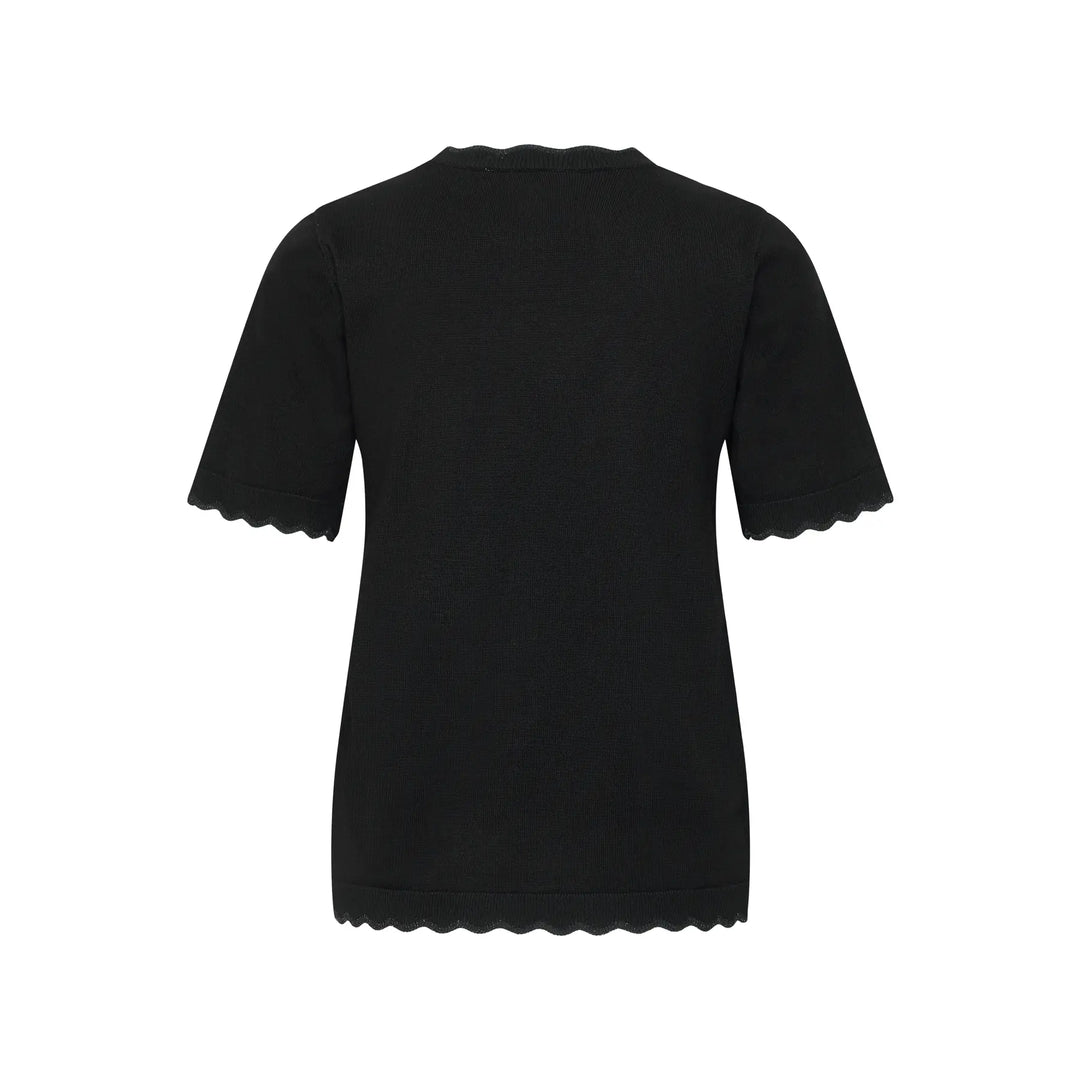 Bymmorla Lurex Short Sleeve Jumper