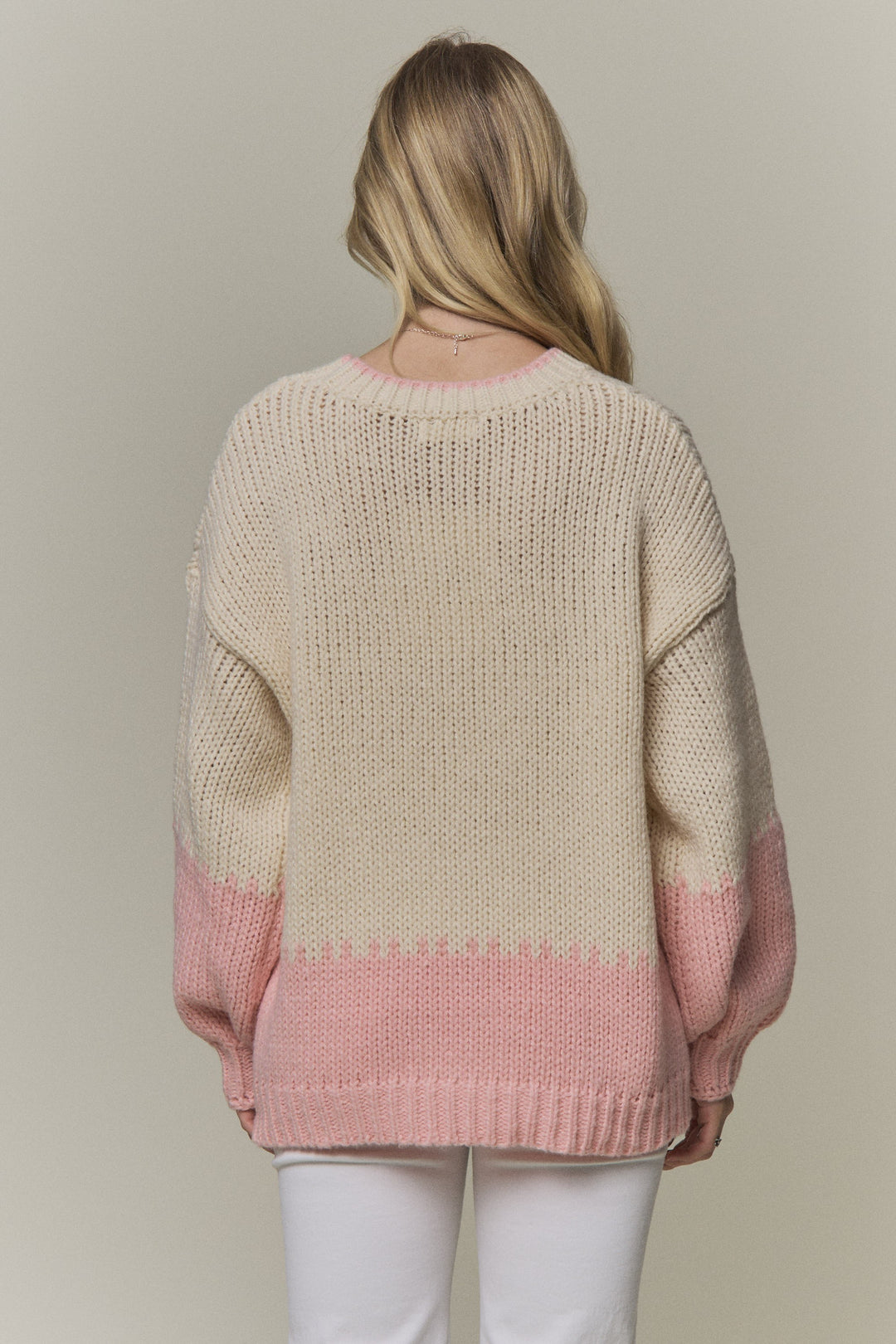 Bold Heart Knit Sweater