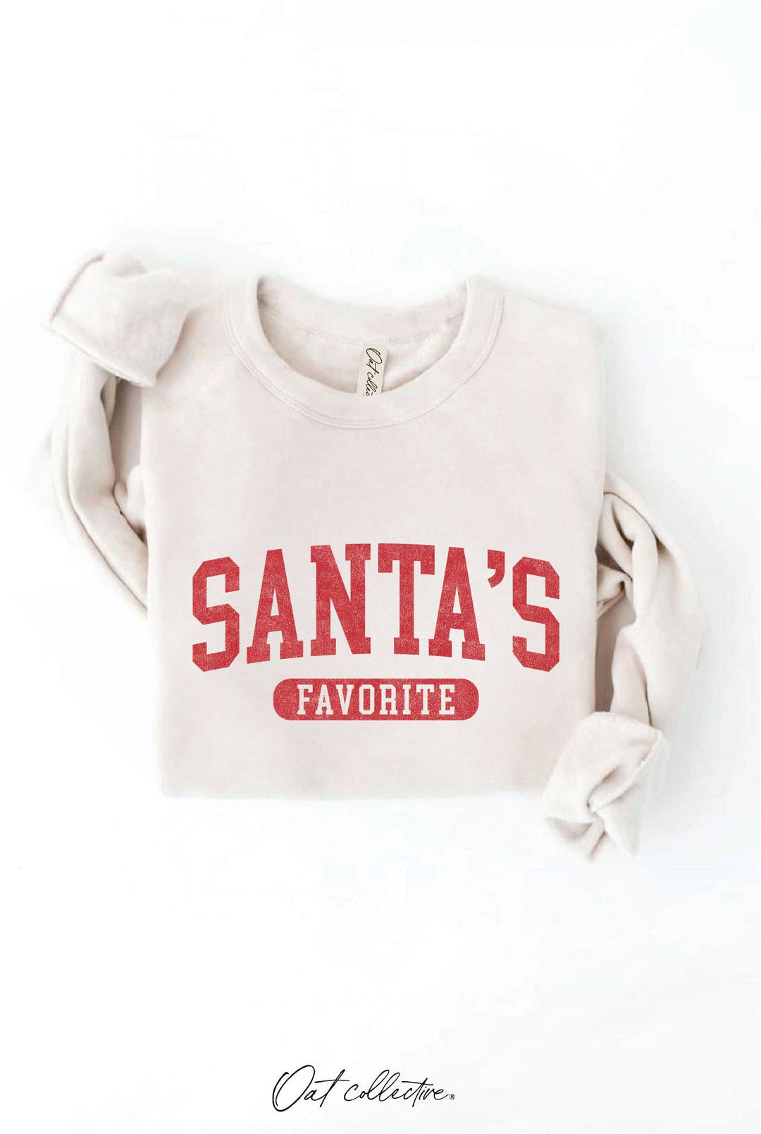 SANTA'S FAVORITE Graphic Sweatshirt