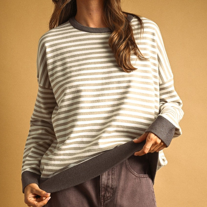 Striped Knit Top