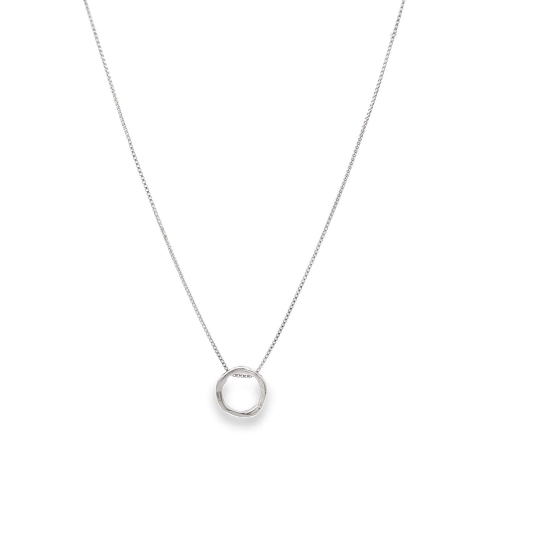 Organic Circle Pendant Necklace (G120)