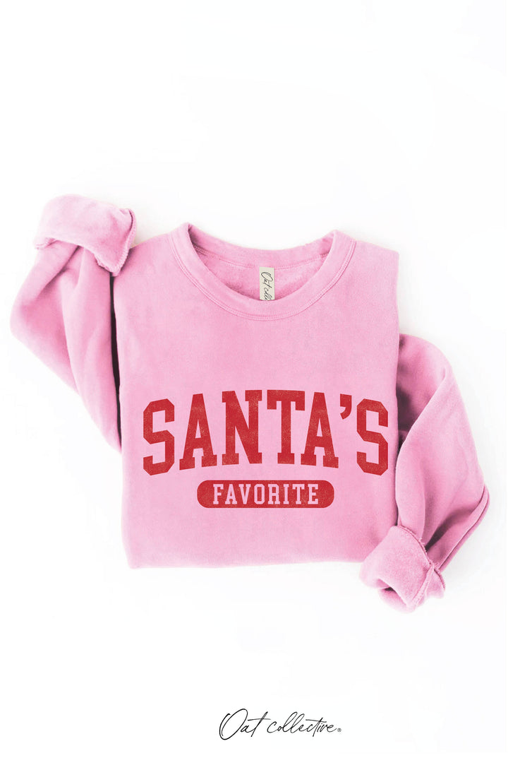 SANTA'S FAVORITE Graphic Sweatshirt
