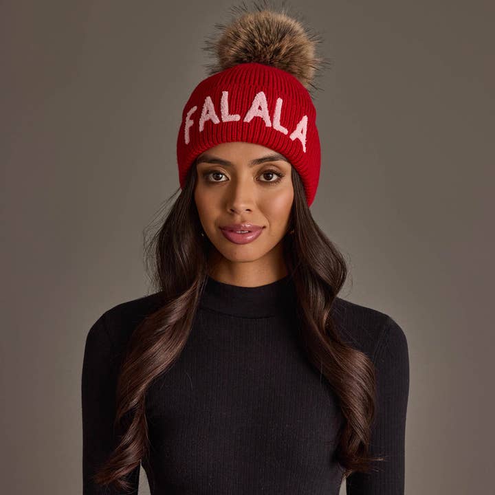Fa La La Knit Pom Hat