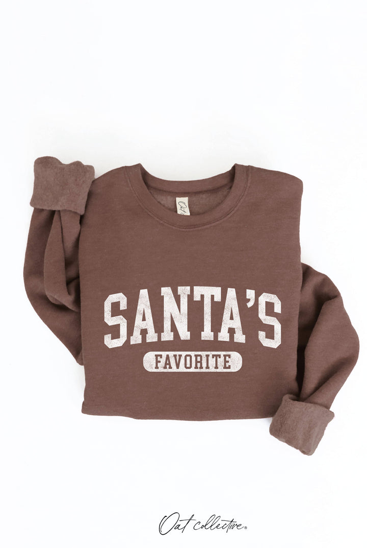 SANTA'S FAVORITE Graphic Sweatshirt