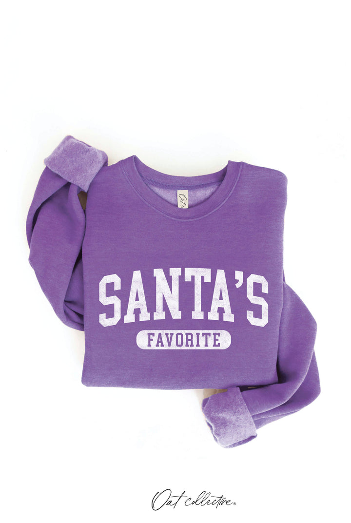 SANTA'S FAVORITE Graphic Sweatshirt