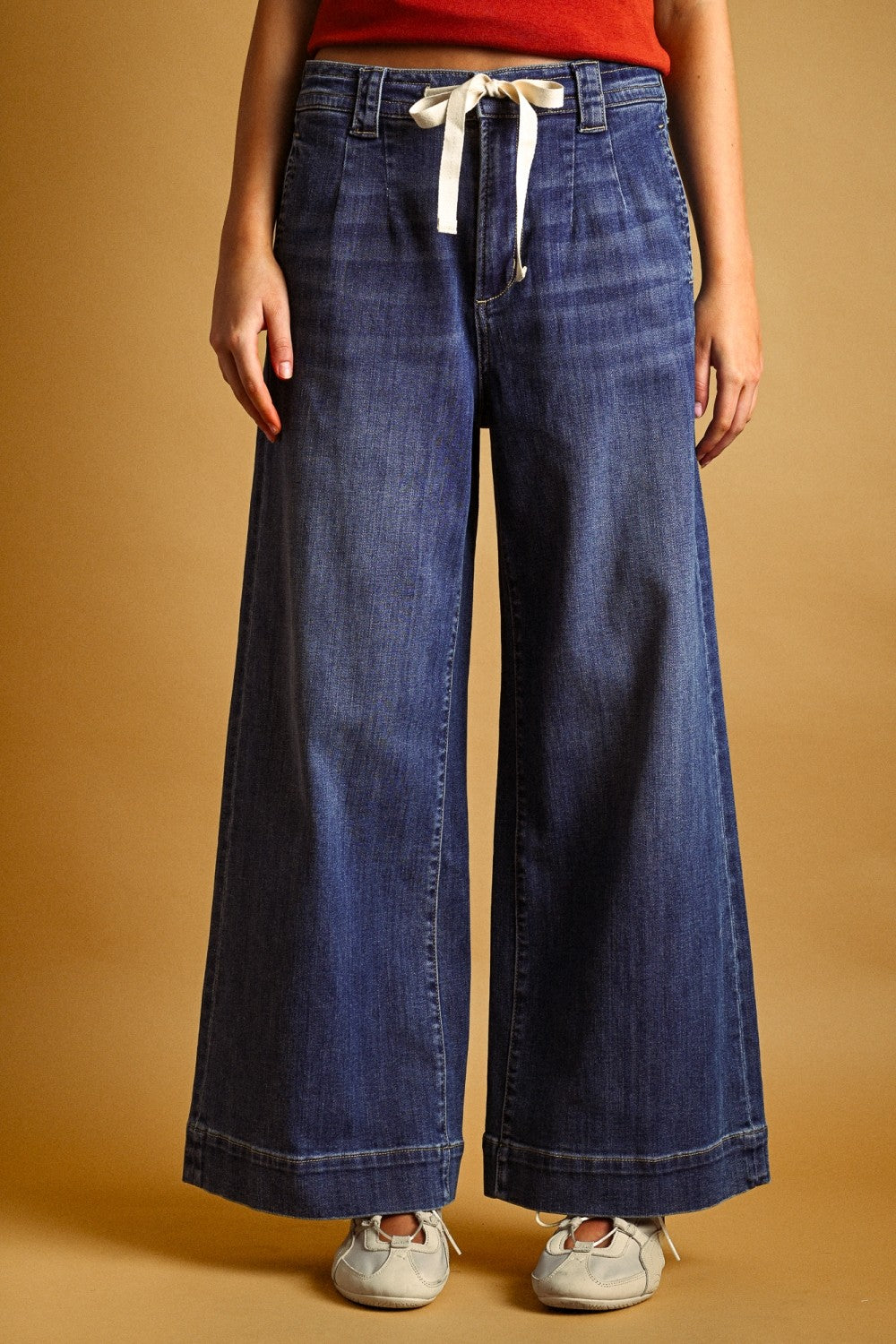 Dark Washed Denim Pants