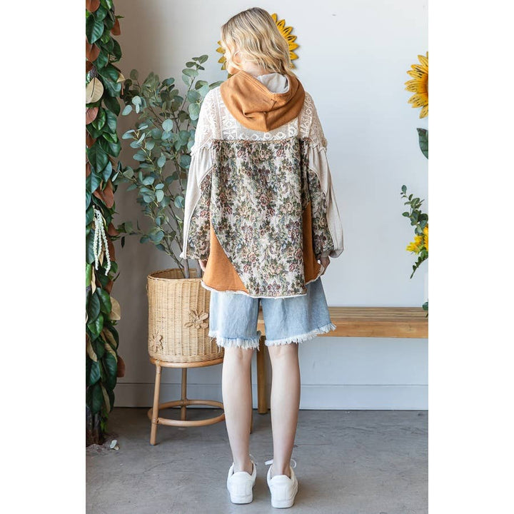 Lace Hooded Jacket