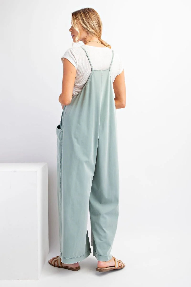 Wide Leg Mineral Wash Jumper