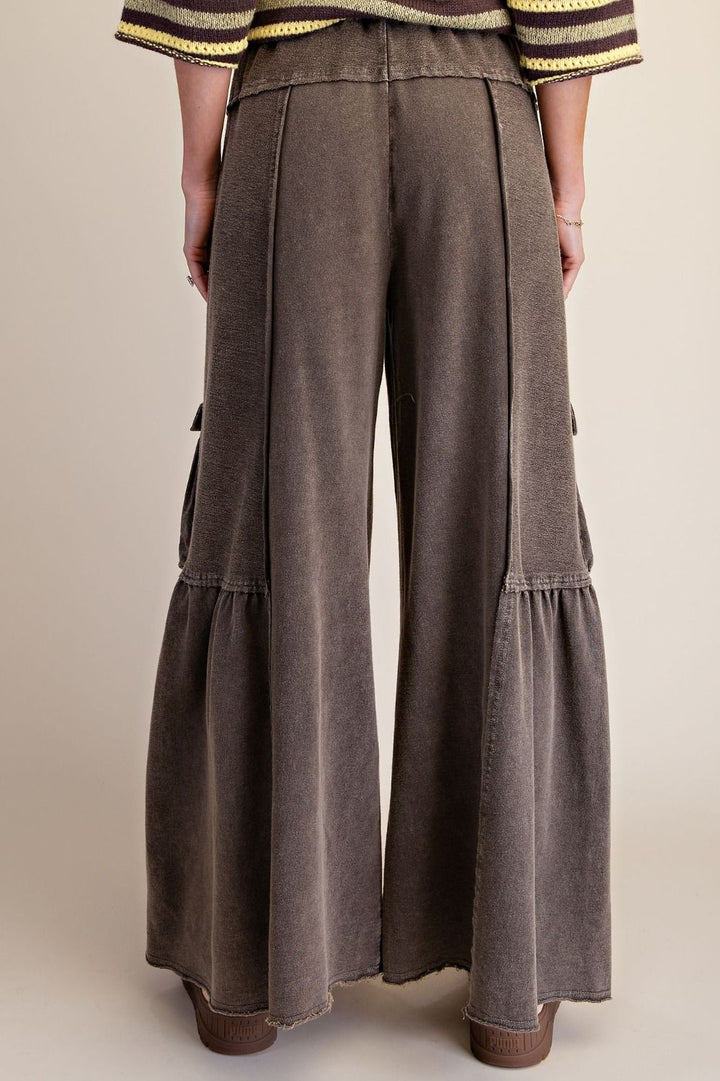 Mineral Washed Terry Knit Pants