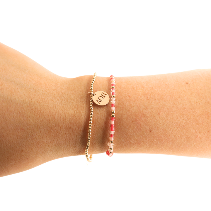 Alpha Omicron Pi Sprinkle Bracelet