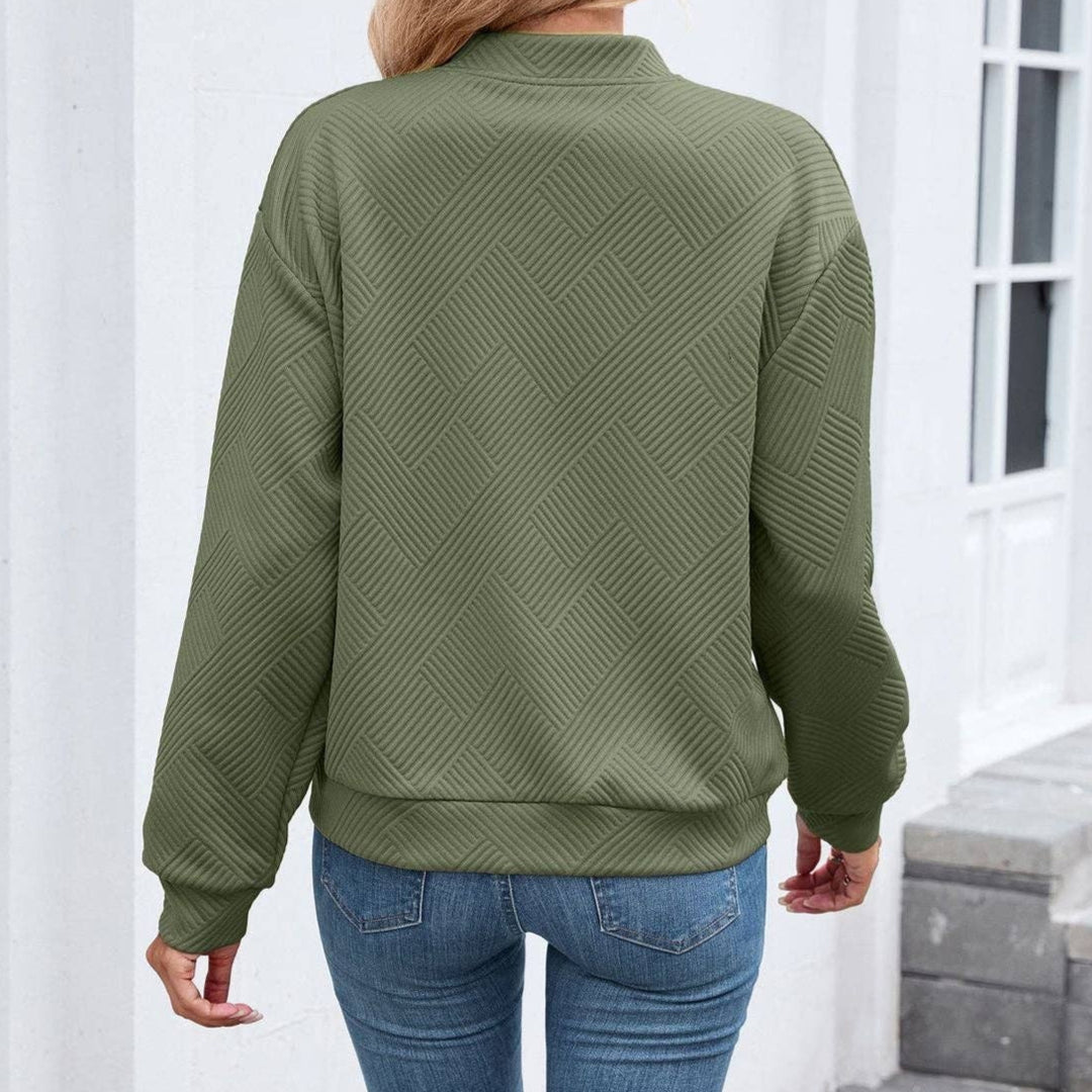 Quilted Zip-Up Bomber Jacket
