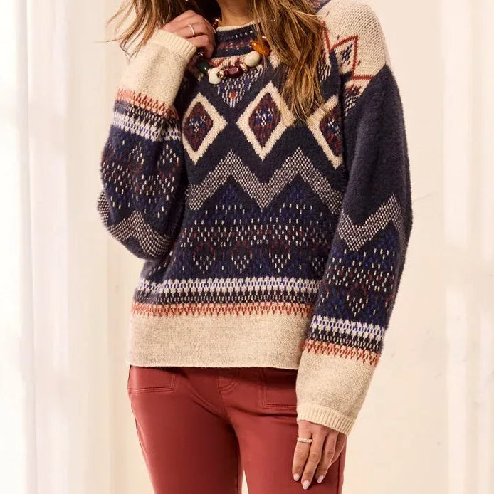 L/S Mock Neck Sweater
