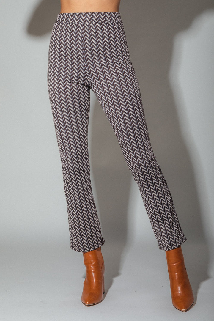 printed legging fit pants