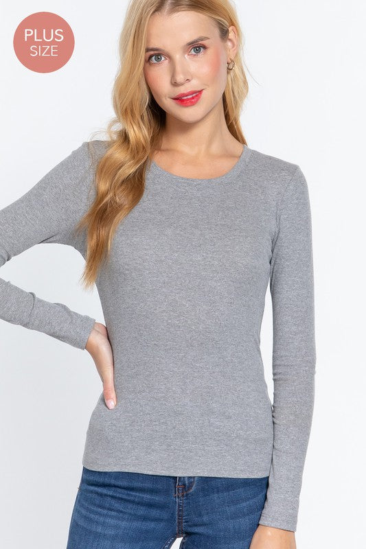 ls double v-neck lace top