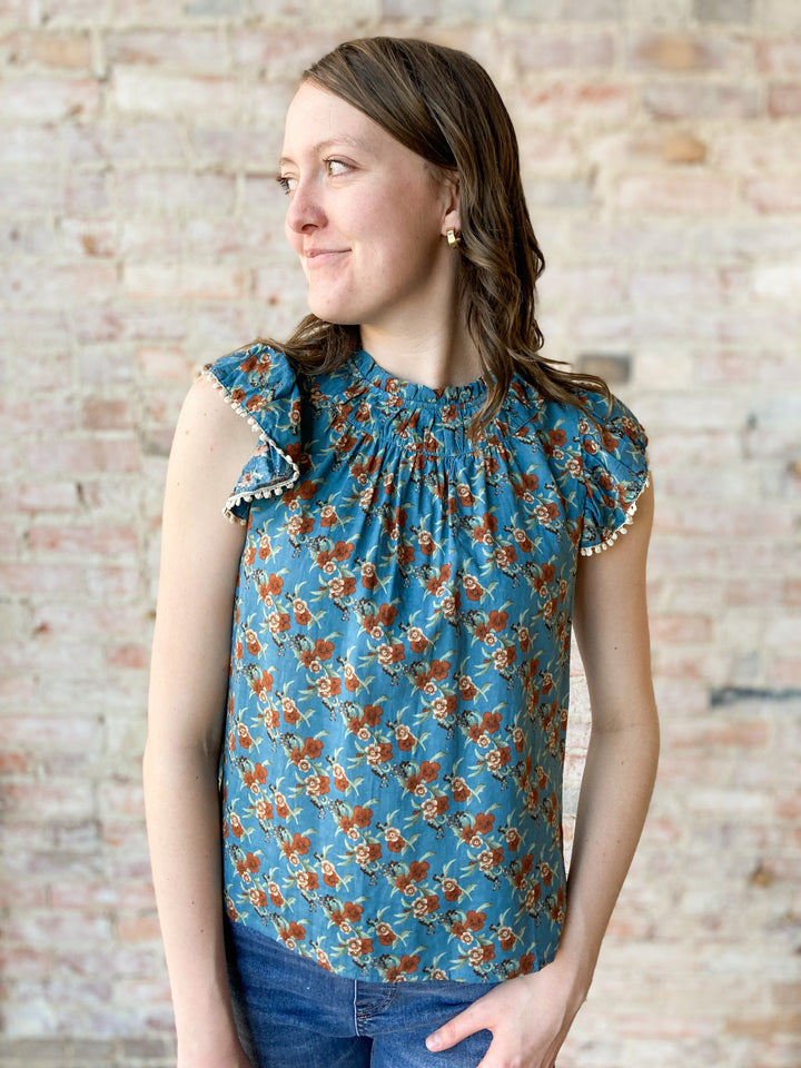 flower print top