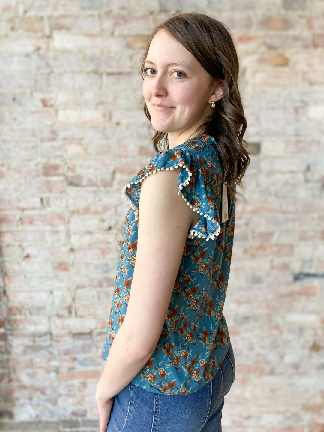 flower print top