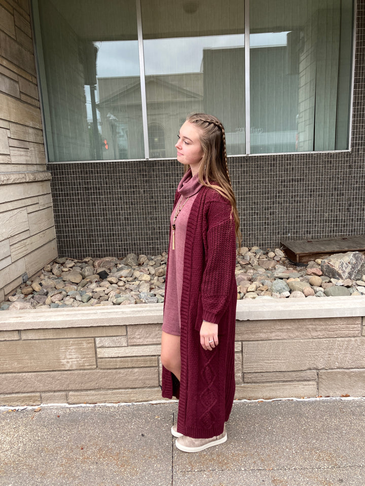 chunky oversized cardigan