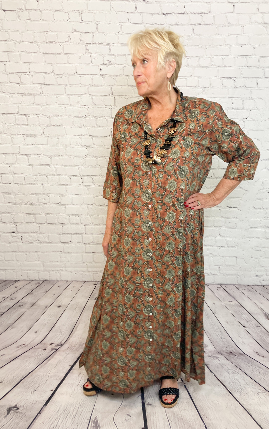 nl drew shirt dress