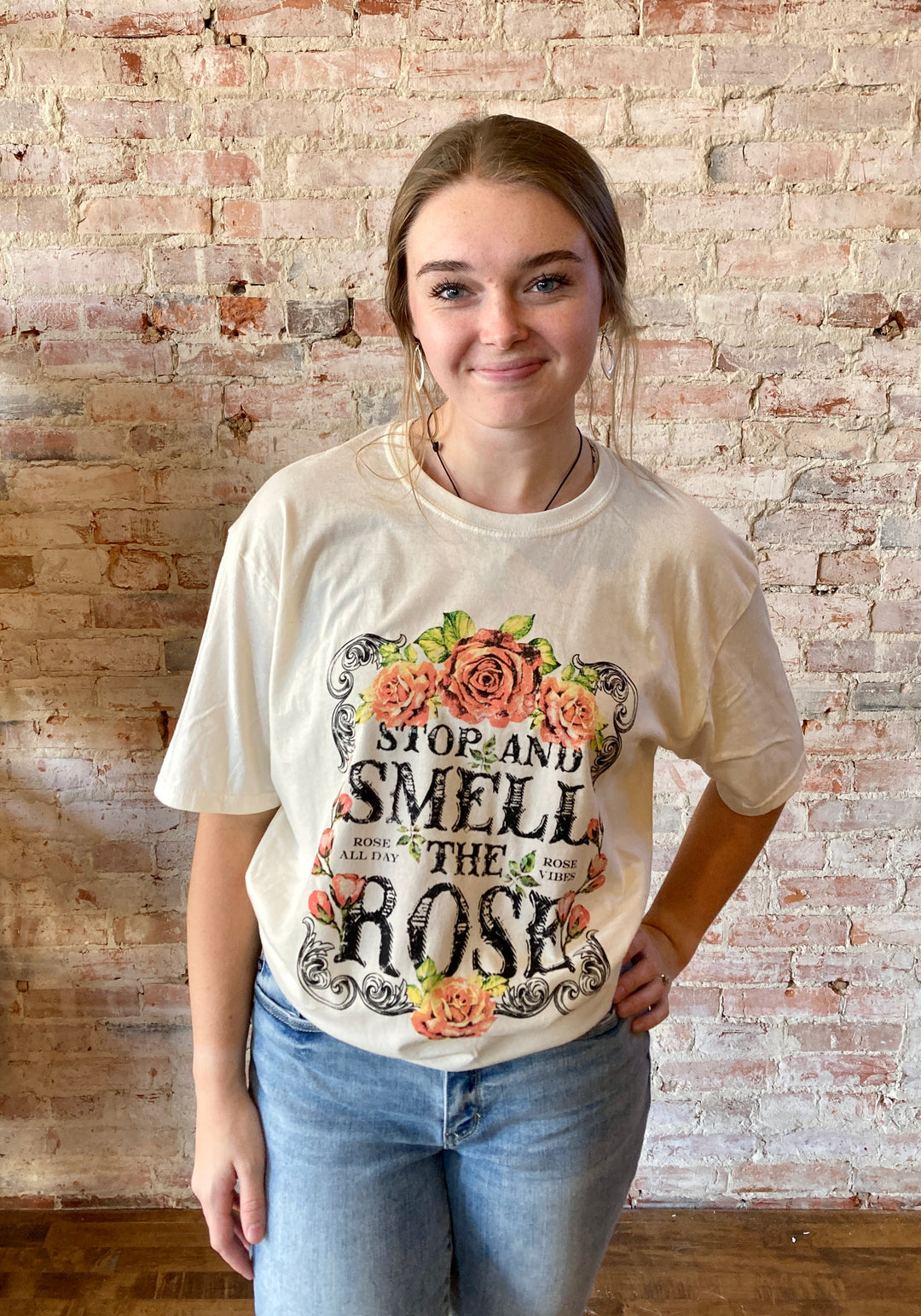 smell the roses tee