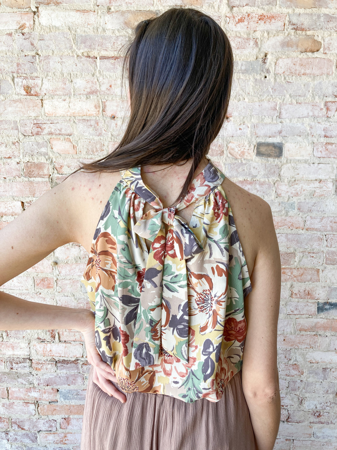 moroccan print Ivy top
