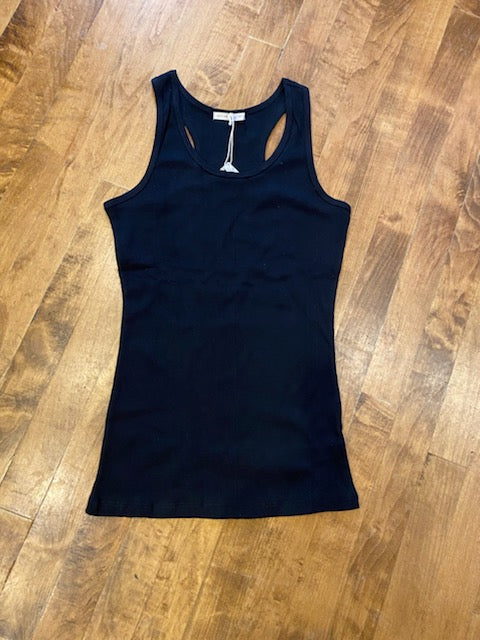 racerback rib tank top