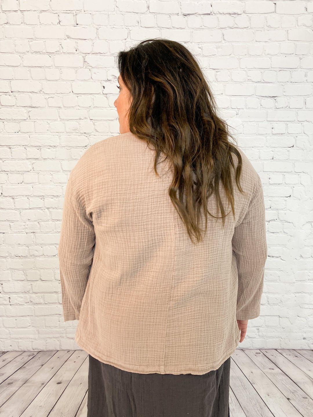 mineral wash blazer