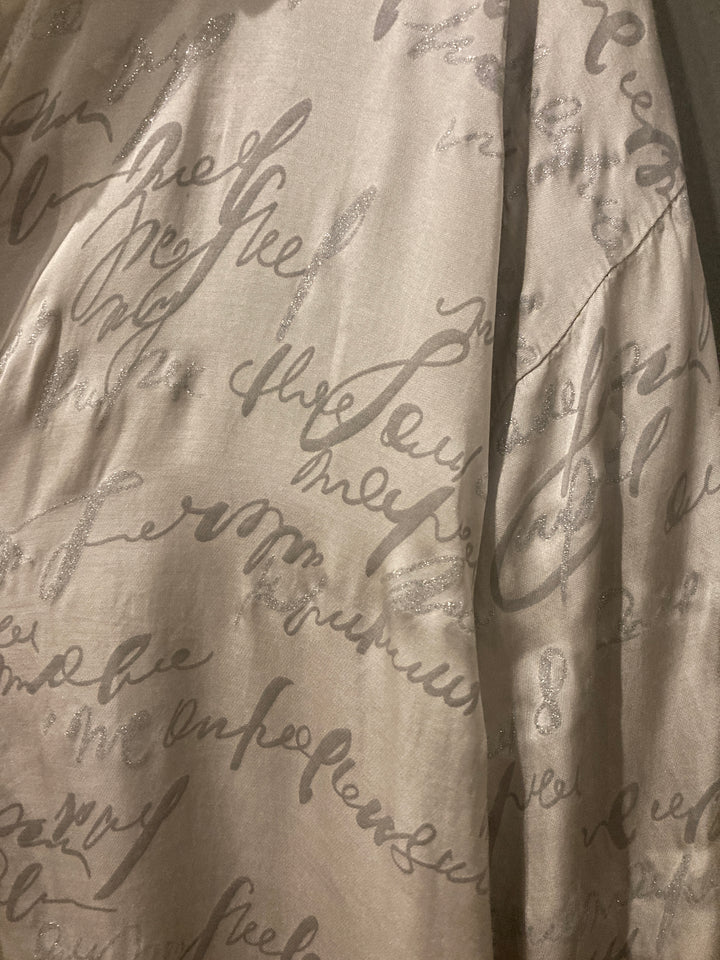 scripted blouse