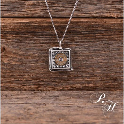 boho bullet necklace