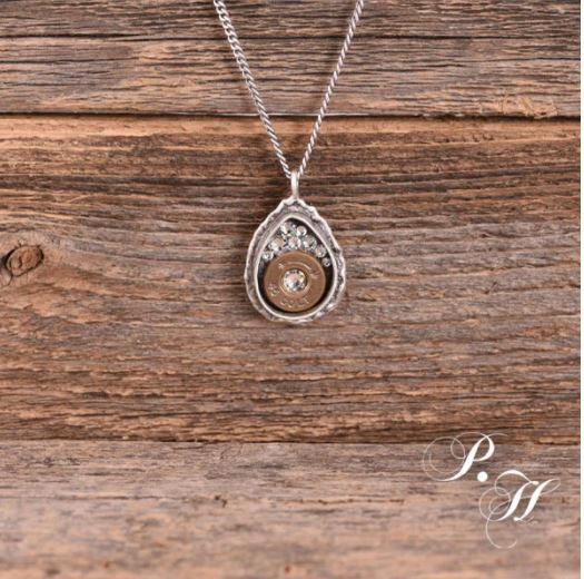 boho bullet necklace