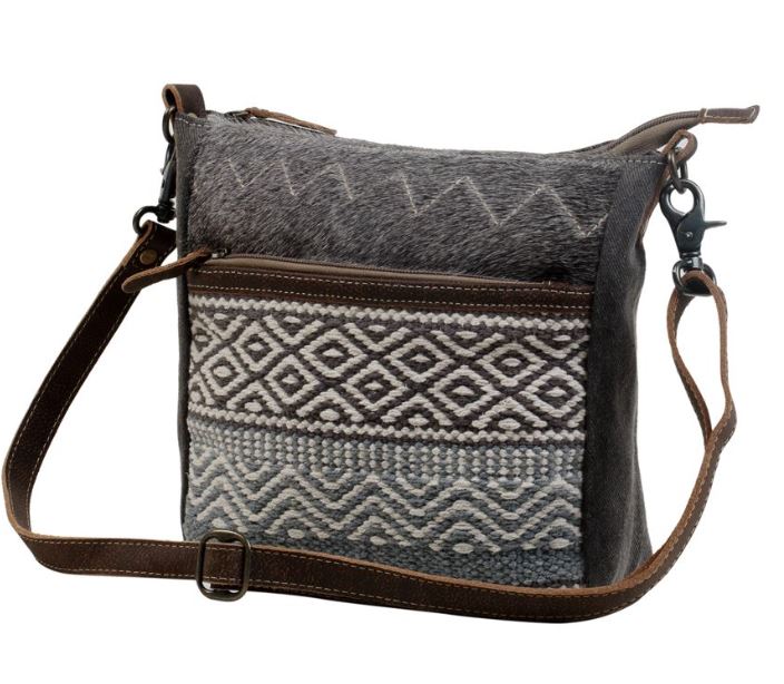 Chevron Patterned Crossbody Bag