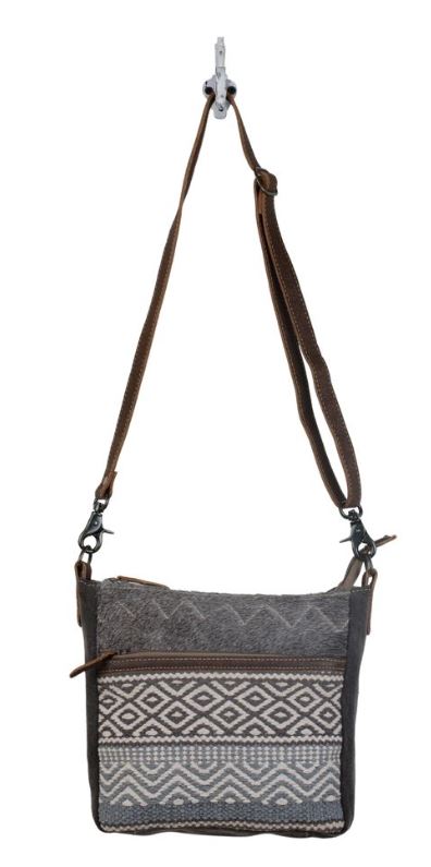Chevron Patterned Crossbody Bag